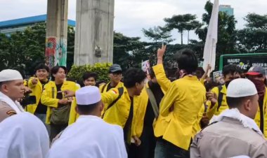 500 Mahasiswa BEM UI Demo ke Mabes Polri, Desak Eks Brimob Pembunuh Siswa di Maluku Dihukum Berat